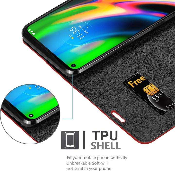 Image du produit Cadorabo Couverture (Motorola Moto G9 Plus)