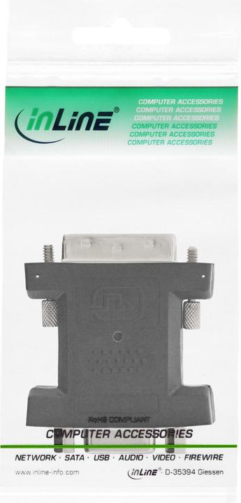 Actual product image InLine DVI-A adapter to 15pin HD socket VGA (VGA)