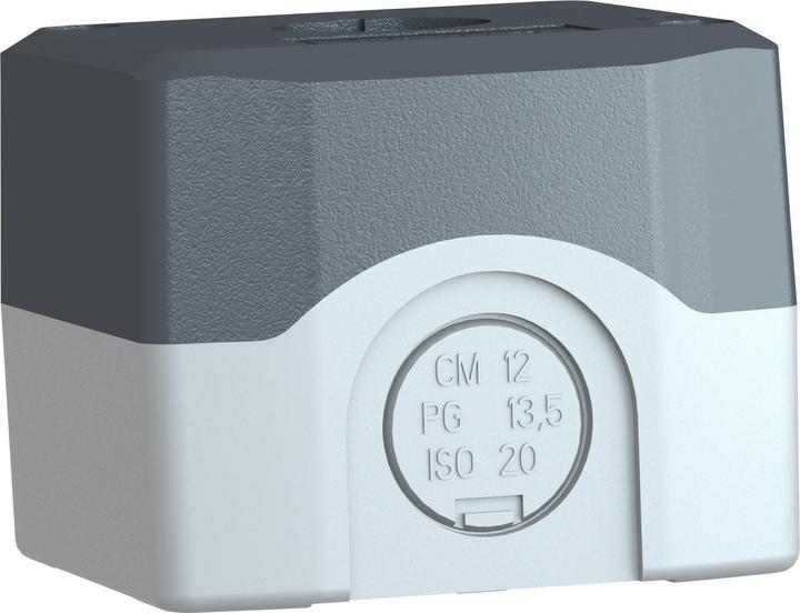 Actual product image Schneider Electric Pushbutton housing 22mm 1 hole grey
