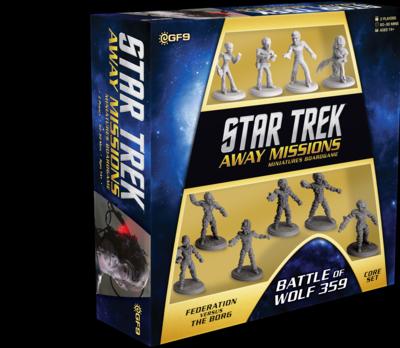 Immagine prodotto Gale Force Nine Star Trek Away Teams Starter Set: Wolf 359 (Federazione: Riker +3 vs Locutus +5) (Inglese)