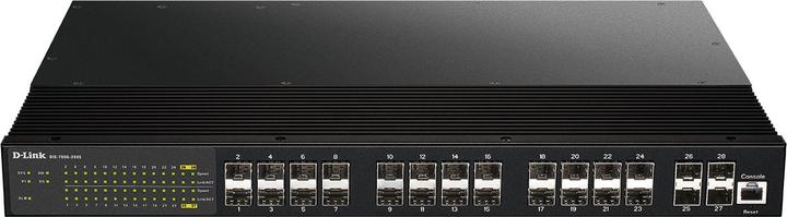 Image du produit D-Link Commutateur industriel 24 ports SFP Plus 4 ports 10G SFP+ avec entrée AC unique (24 Ports)