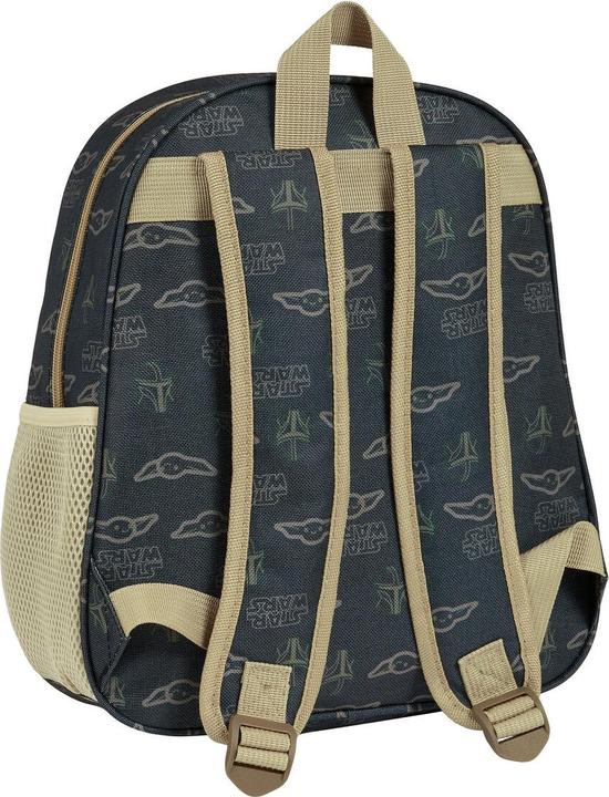 Image du produit The Mandalorian Sac à dos pour enfants 3D Noir Beige 27 x 33 x 10 cm