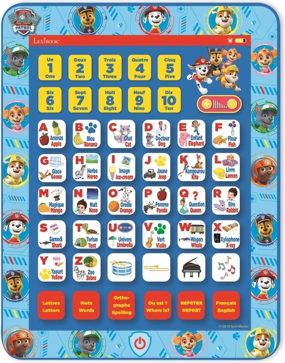 Produktbild Lexibook Paw Patrol Bilinguales zweisprachiges Lerntablet Englisch/Französisch (Englisch, Französisch)