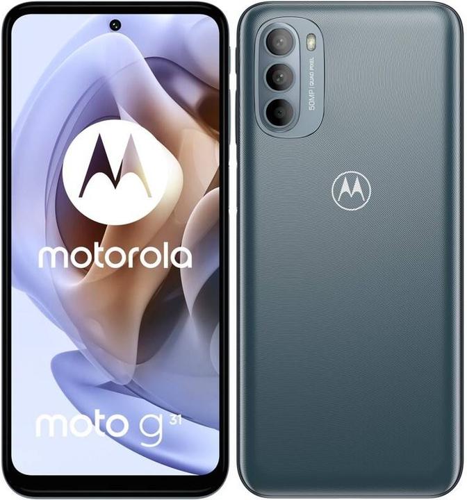 Immagine prodotto Motorola Moto G31 (128 GB, Grigio minerale, 6.40", Doppia SIM, 50 Mpx, 4G)