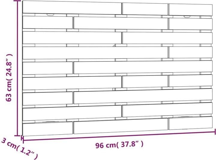 Image du produit VidaXL Oksiutka (96 x 3 x 63 cm)