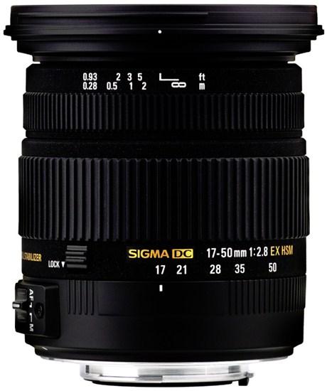 Actual product image Sigma 17-50mm, f/2.8 EX DC OS HSM, Nikon F DX (Nikon F, APS-C / DX)
