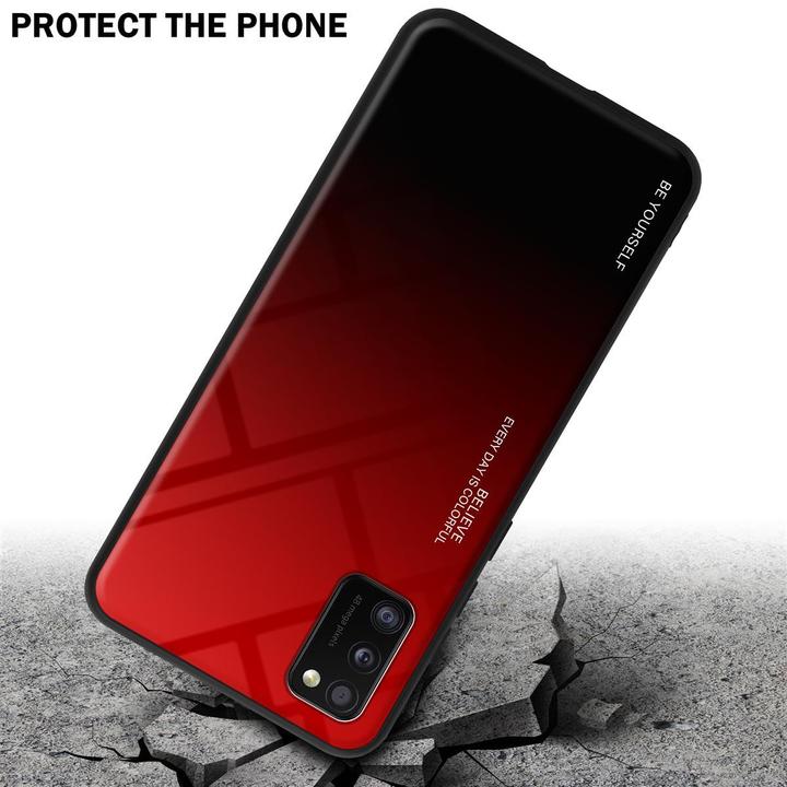 Image du produit Cadorabo Couverture en verre TPU 2 couleurs (Samsung Galaxy A41)
