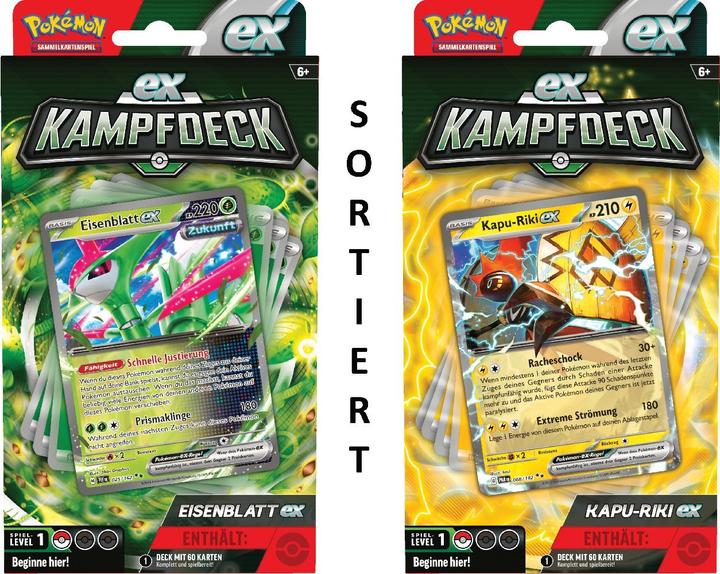 Productafbeelding Pokémon Pokemon EX-Kampfdeck (Duits, Dek)