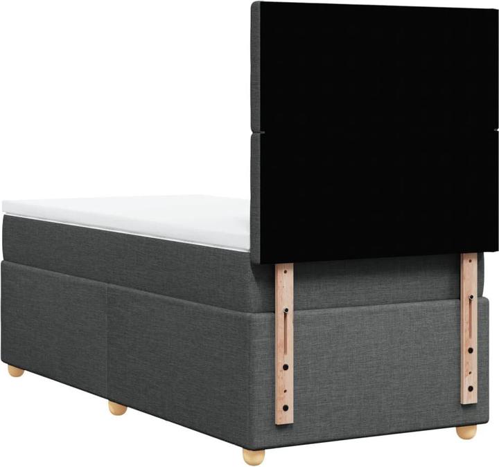 Immagine prodotto VidaXL Bo x letto a molle con materasso 90 x 190 cm in tessuto (90 x 190 cm, 90 x 190 cm)