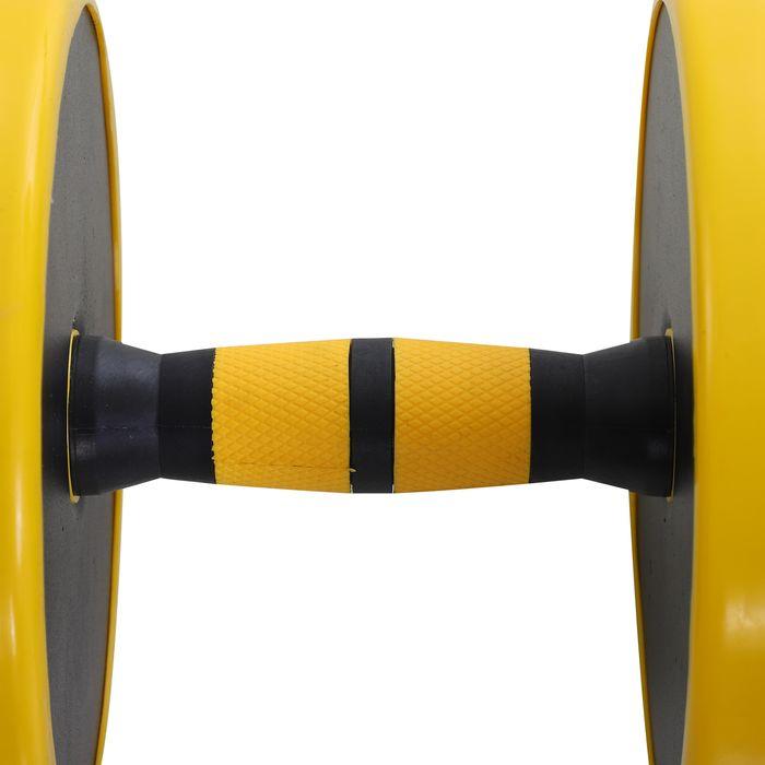 Actual product image Swisshandel24 25 kg Hantelset 3-in-1 einstellbar, ergonomisch, Gelb Schwarz