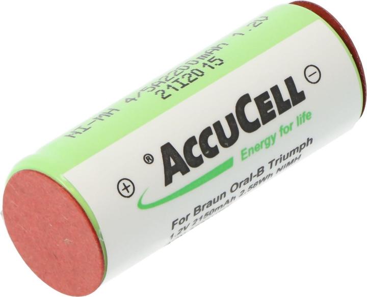 Actual product image Braun Battery 4/5A, 43x17mm for Oral-B Triumph series (please check dimensions 43x17mm) (1 pcs., 4/5 A, 2150 mAh)