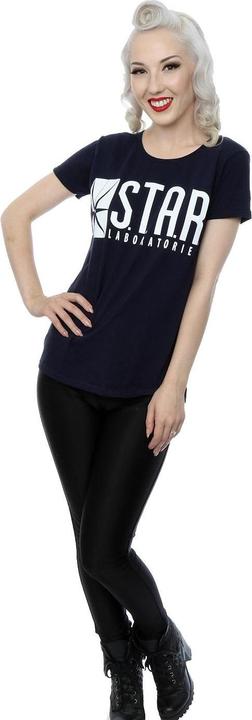 Actual product image Womens/Ladies The Flash STAR Labs Cotton T-Shirt (S)