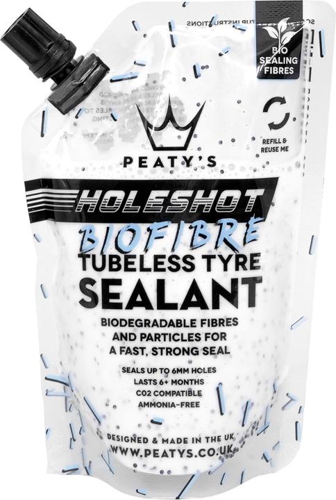 Peaty's Holeshot BioFibre Tubeless Tyre Sealant - 120 ml