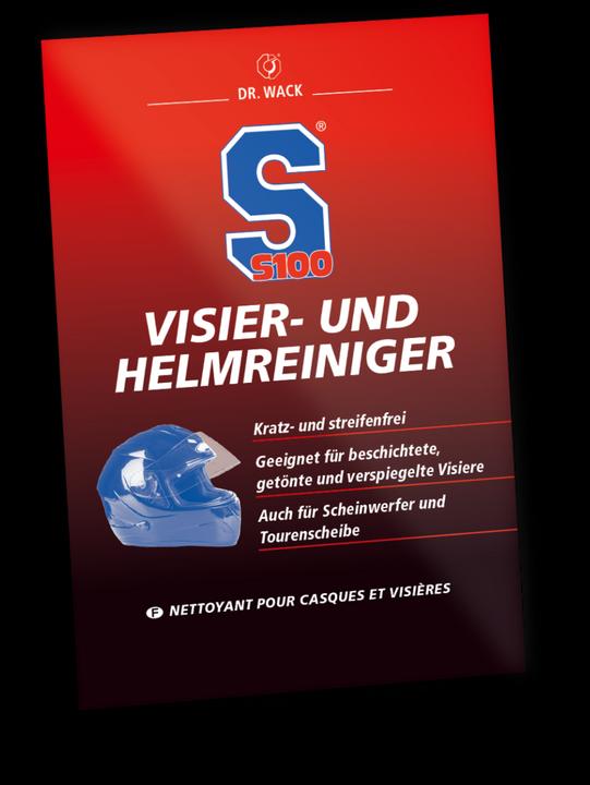 Produktbild S100 Visier und Helmreiniger (10 Stück)