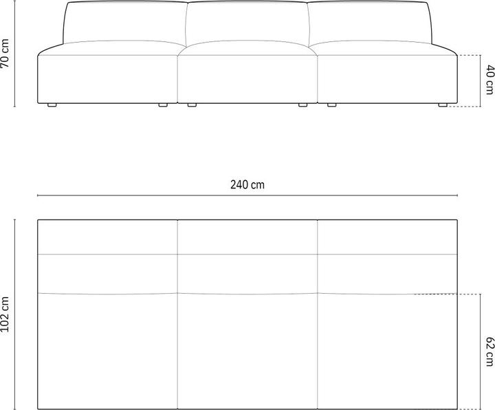 Produktbild Micadoni Jodie (2-Sitzer, 3-Sitzer, 4-Sitzer)