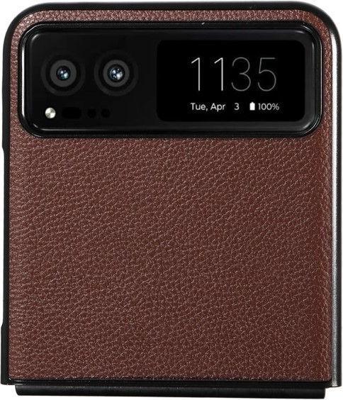 Image du produit MU Classic Série de couvertures de livres en cuir Litchi (Motorola Razr 40)
