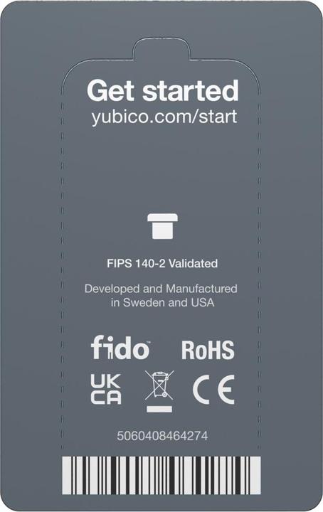 Actual product image Yubico YubiKey 5C Nano - USB-C