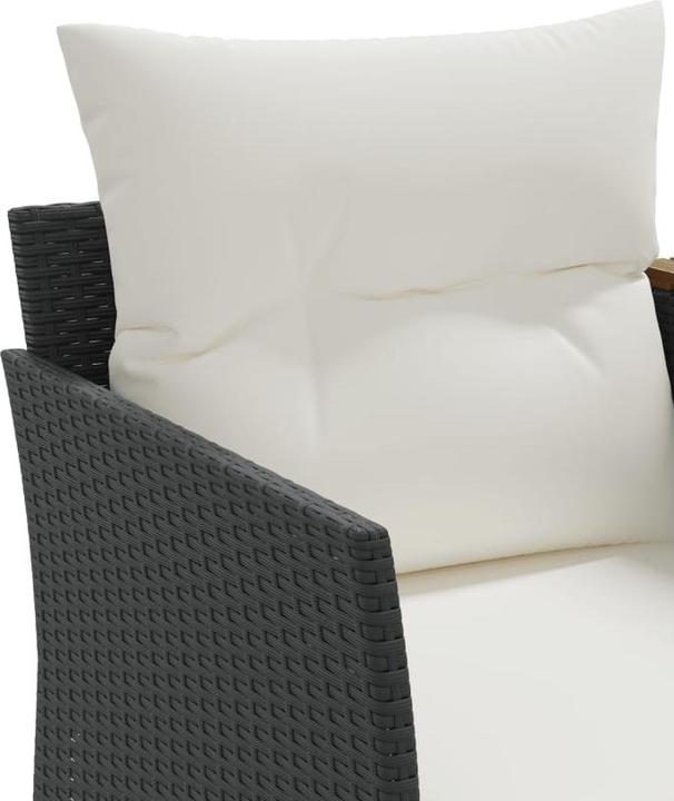 Produktbild VidaXL Gartensofa 2-Sitzer mit Hockern