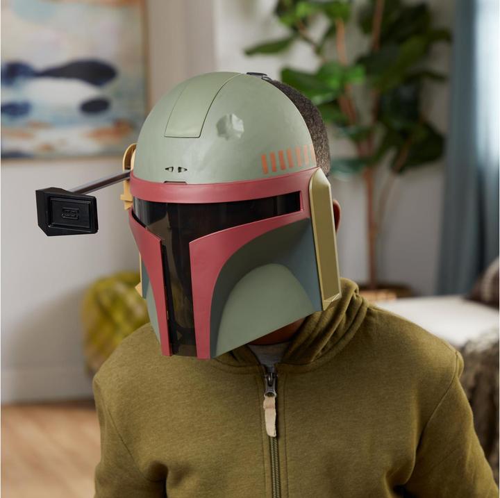 Actual product image Hasbro Electronic Boba Fett Mask, Star Wars Costume for Kids, Star Wars Toys for Boys