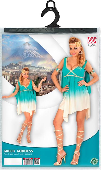 Actual product image Widmann Goddess Aphrodite Turquoise ladies costume (M)