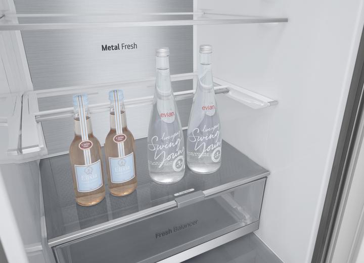 Actual product image LG Kühl-Gefrierkombi GBV7280BMB 277L/110L sr B (Speditionsversand) (387 l)