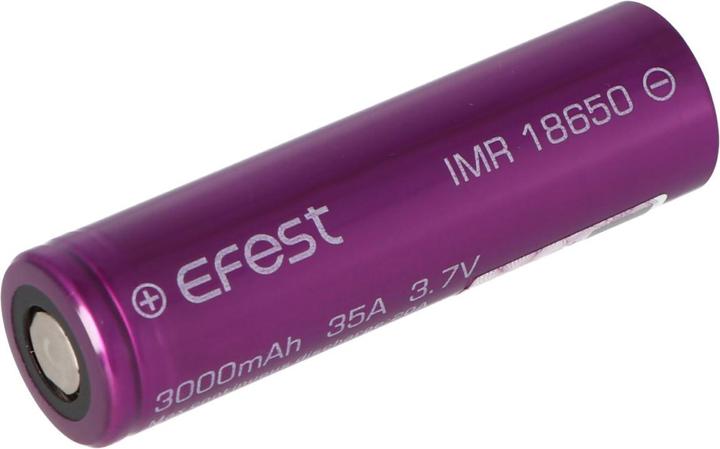 Image du produit Efest Accu Purple IMR 18650 / 35A Débit de courant (Flat Top) (1 pcs, 18650, 3000 mAh)