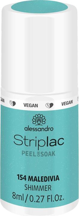 Actual product image Alessandro Striplac Peel or Soak - Maledivia (154 Maldivia, Peelable nail polish)