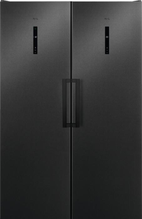 Actual product image AEG AGB728E5NB diepvriezer Staand Vrijstaand 280 l E Zwart, Grijs, Roestvrijstaal (Stand-alone, 280 l)