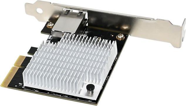 Immagine prodotto Allnet PCIe 10G X4 10G/5G/2,5G/1GBit Single Port PCIe LAN Card - Copper RJ45 "NbaseT" ALL0138v4-1-10 (PCIe)
