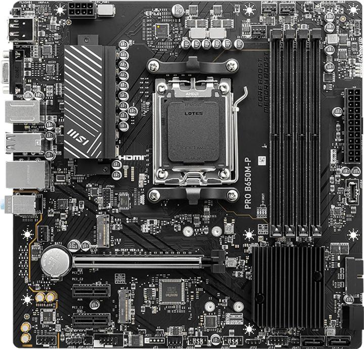Produktbild MSI Pro B650M-P (AM5, AMD B650, Mini-ATX)