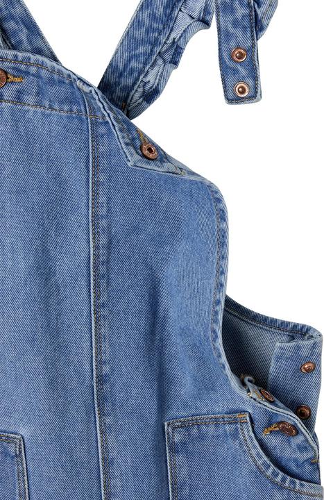 Actual product image Vertbaudet Mädchen Latzjeans mit Volantträgern Oeko-Tex (146)