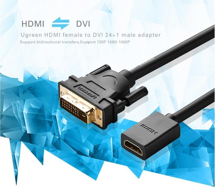 Produktbild Ugreen DVI auf HDMI Adapter / HDMI auf DVI Adapter (0.15 m, HDMI)