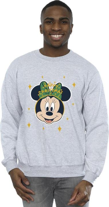 Immagine prodotto Disney Minnie Mouse Happy Christmas Felpa Uomo (L)