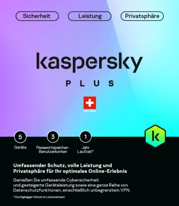 Kaspersky Plus (5 PC) (12 mois)