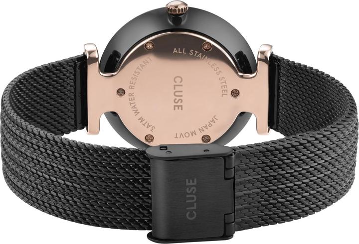 Actual product image Cluse Triomphe Mesh Black (Analogue wristwatch, 33 mm)