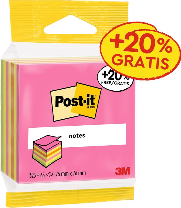 Grün, Orange, Pink, Gelb