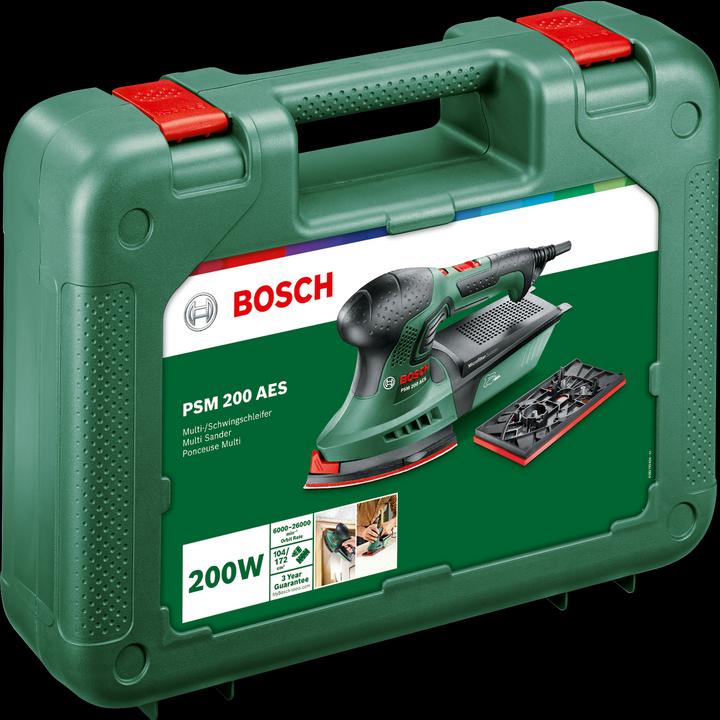 Produktbild Bosch Home & Garden Psm 200 Aes (Schwingschleifer, Multischleifer, 200 W)