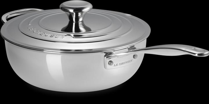 Actual product image Le Creuset 3-ply Plus (24 cm, Frying pan, Stainless steel)