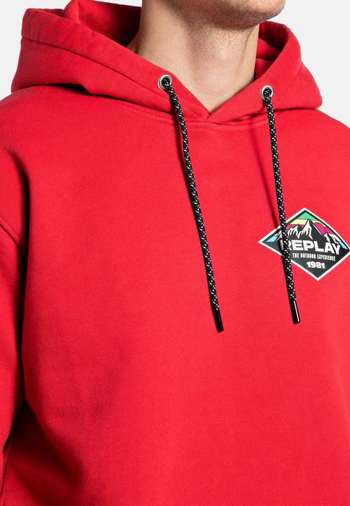 Produktbild Replay Kapuzensweatshirt Hoodie mit Logoprint und Kapuze (M)