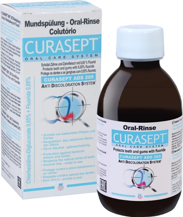 Actual product image Curasept ADS 205 Mouthwash 0.05 % Fl 200 ml (200 ml, Mouthwash)
