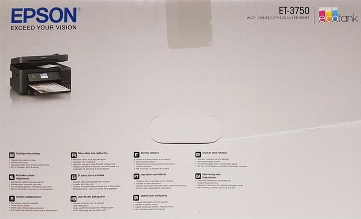 Actual product image Epson ET-3750 EcoTank (Ink tank, Colour)
