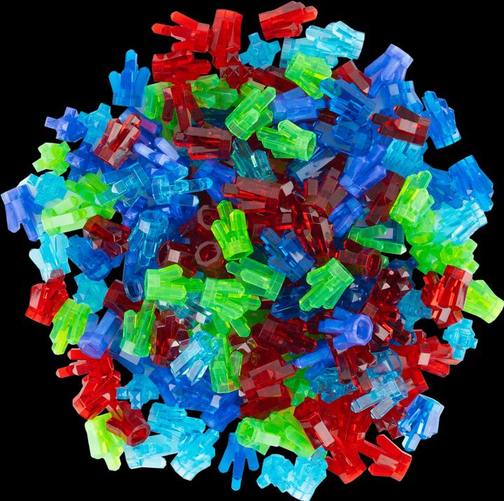 Produktbild LEGO Kristalle Edelsteine Bunt gemischt - 30385 NEU! Menge 100x (30385)