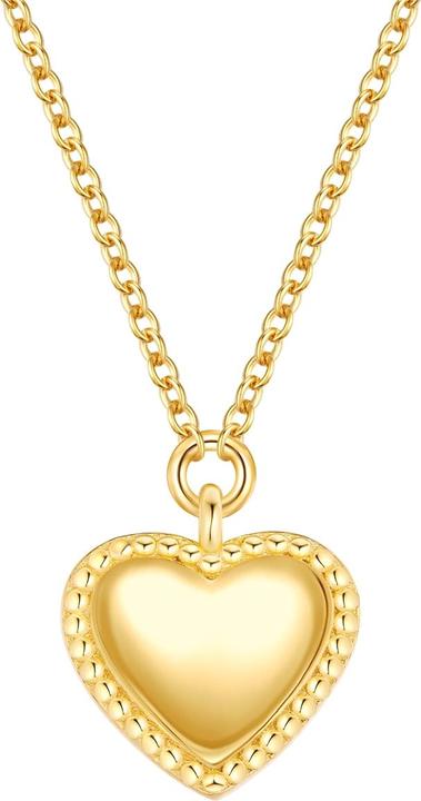 Glanzstücke München Damen Kette Herz Sterling Silber - 34474 (Sterling Silber, 40 - 45 cm)