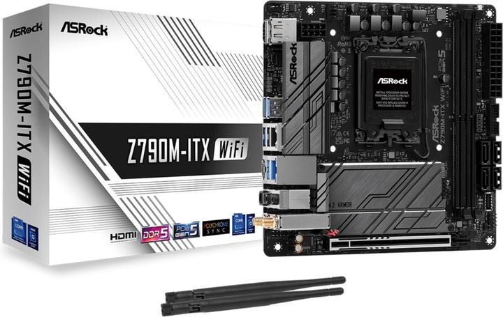 Produktbild AsRock Z790M-ITX WiFi (LGA 1700, Intel Z790, Mini-ITX)