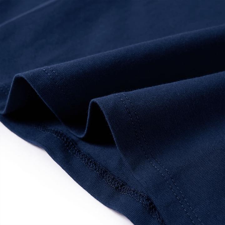 Immagine prodotto VidaXL Camicia da bambino a maniche lunghe blu navy 92,Materiale: 95 % cotone (92)