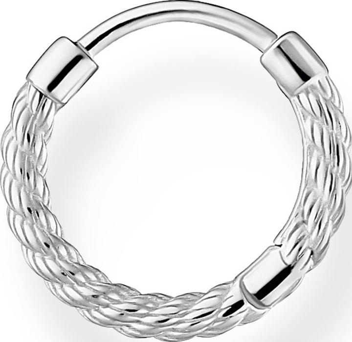Actual product image Thomas Sabo Single Creole Rope Silver (925 silver)