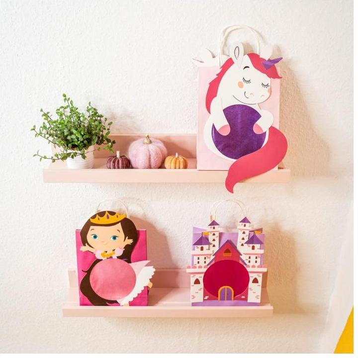 Image du produit Papierdrachen Kit de bricolage lanterne - Princesse - 3 pièces