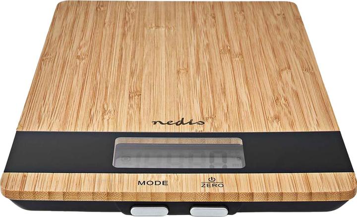 Immagine prodotto Nedis Bilancia da cucina digitale Legno/Plastica Legno Legno