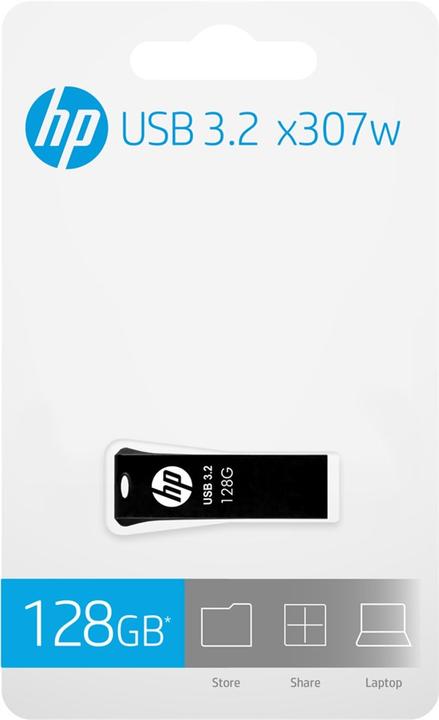 Image du produit HP Lecteur flash USB 3.2 128 Go x307w (128 Go, USB 3.0, USB 3.2, USB 3.1)