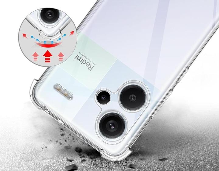 Actual product image Screenguard Crystal Soft Airbag Bumper (Xiaomi Redmi Note 13 Pro+)